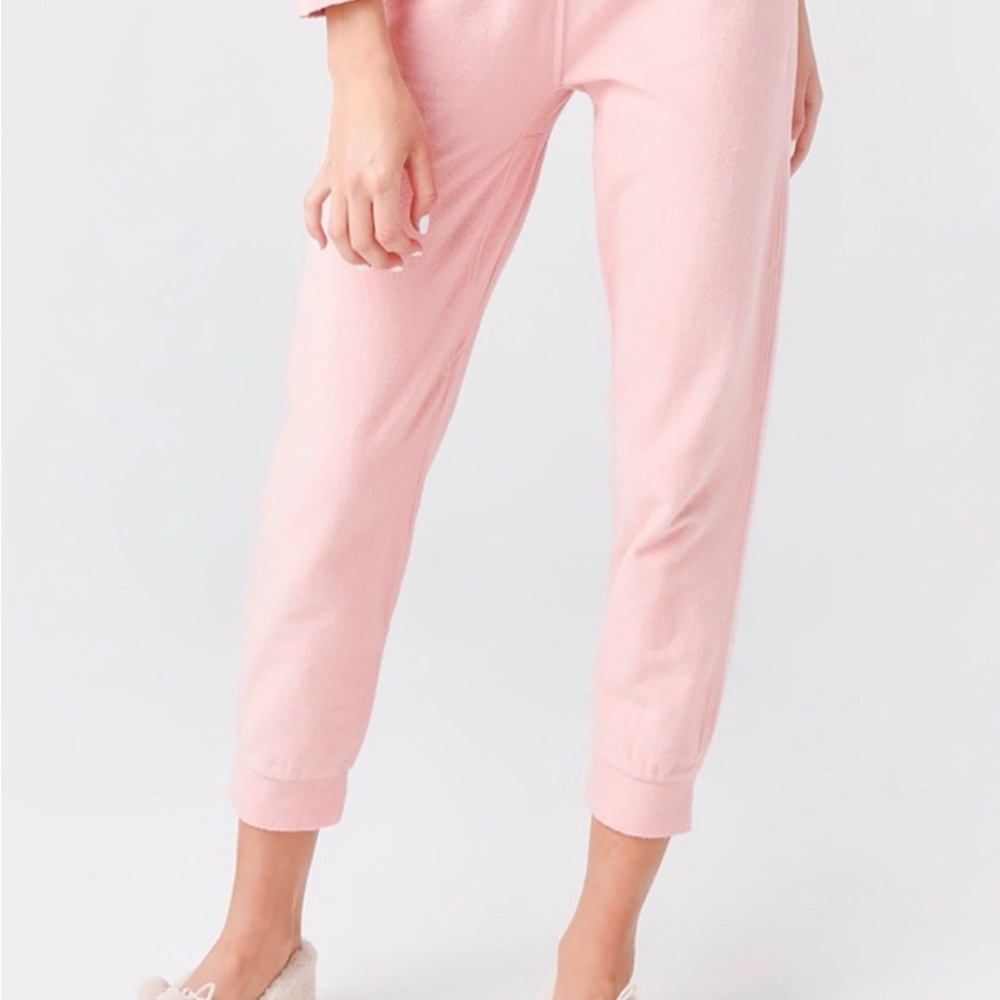 LoveShackFancy Jogger Pant in Tuscany Pink Size M - Picture 1 of 2